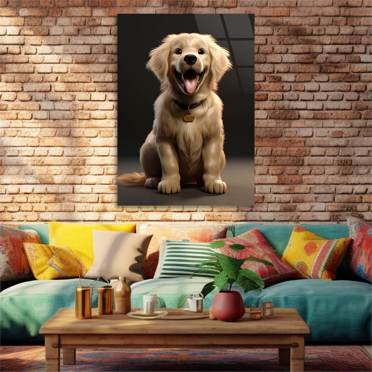 Dikey Doğa Temalı Cam Tablo 429