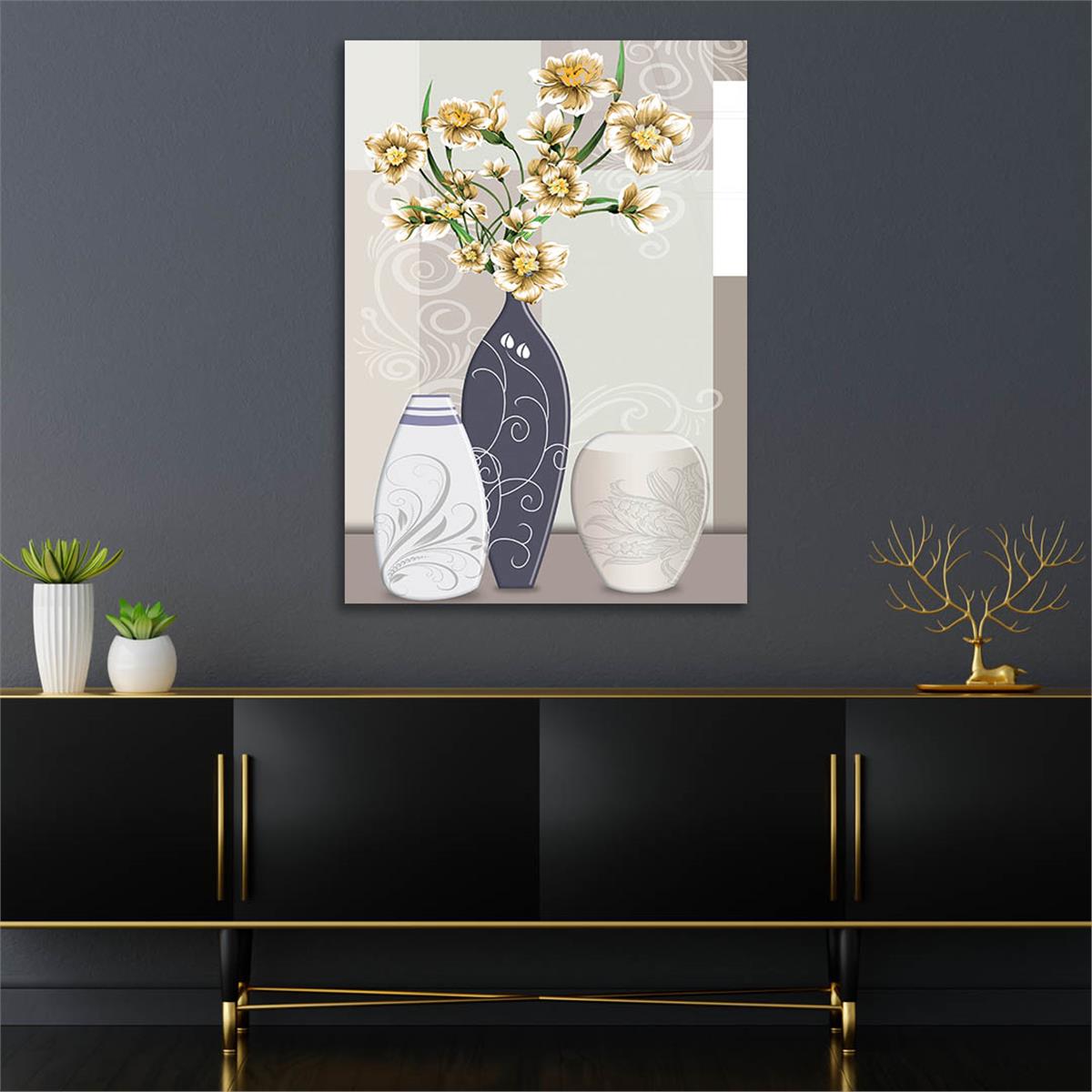 Vertical Tempered Glasss Wall Arts Art-Themed260