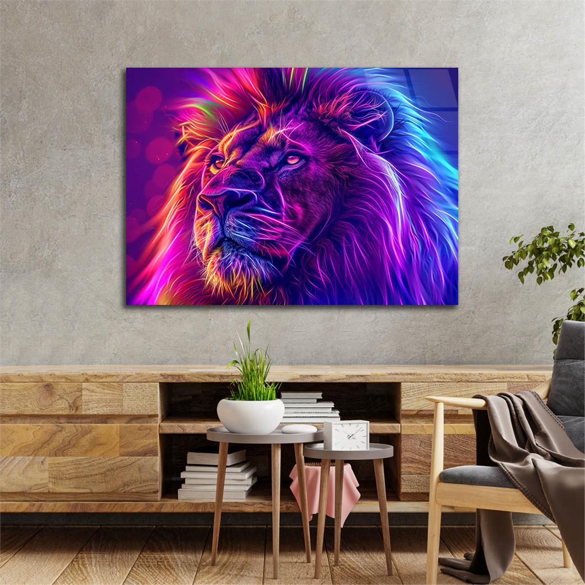 Yatay Doğa Temalı Cam Tablo 504