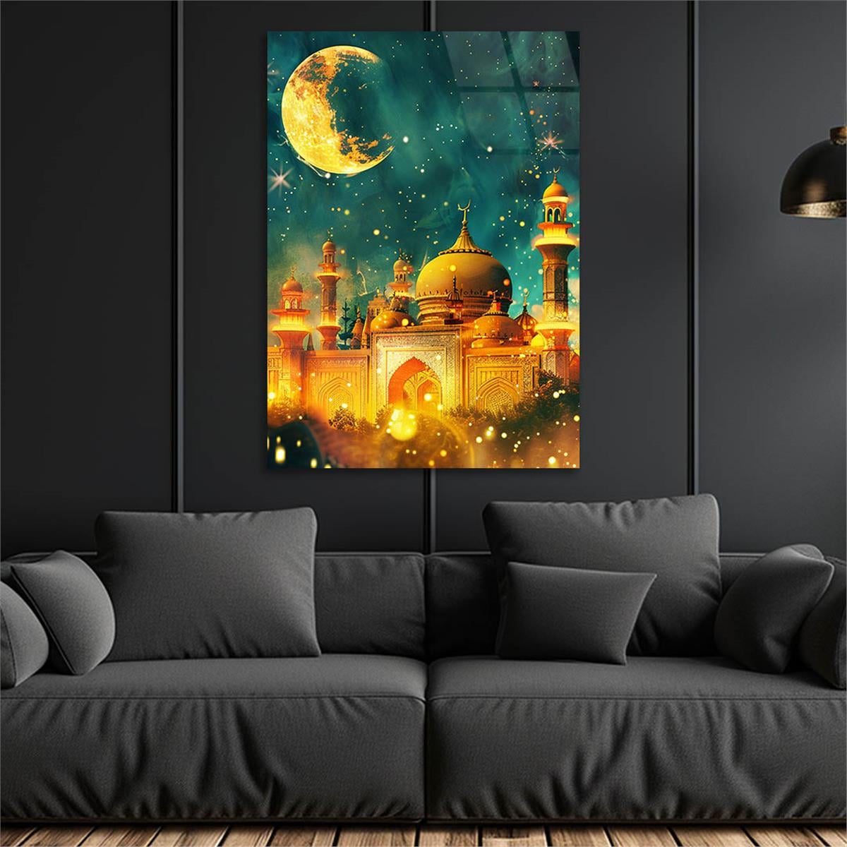 Dikey Dini Temalı Cam Tablo 288