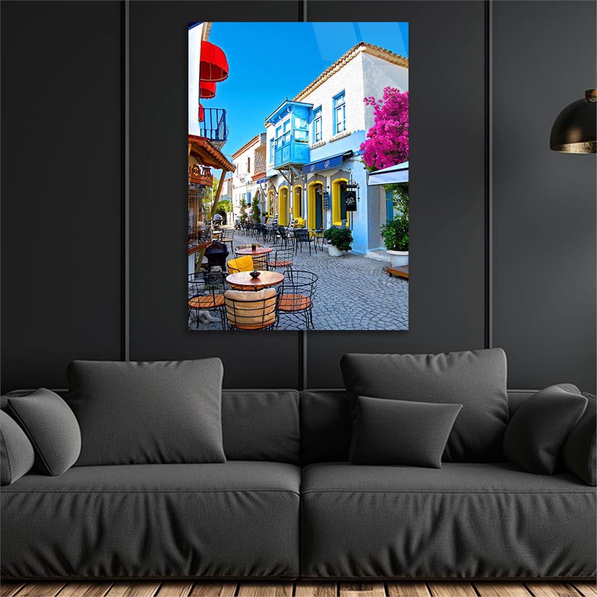 Tempered Glasss Wall Arts Natured-Themed