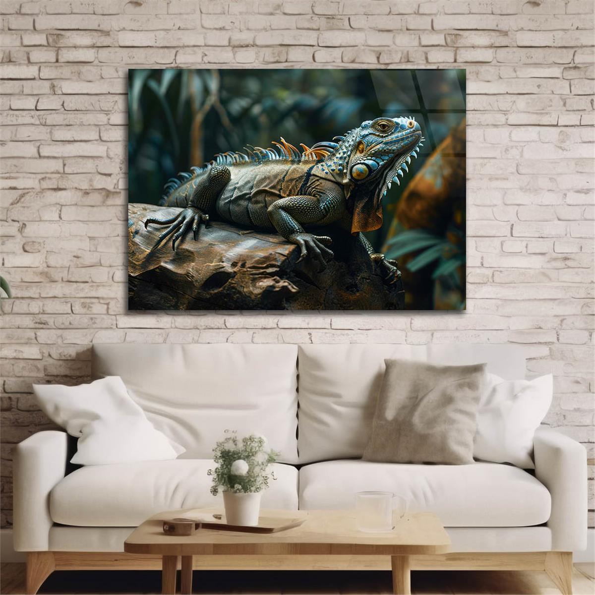 Yatay Doğa Temalı Cam Tablo 549