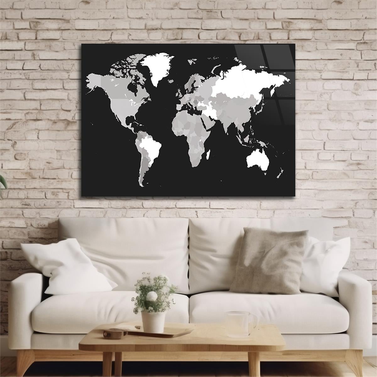 Horizontal National-Themed Tempered Glass Wall Art 76