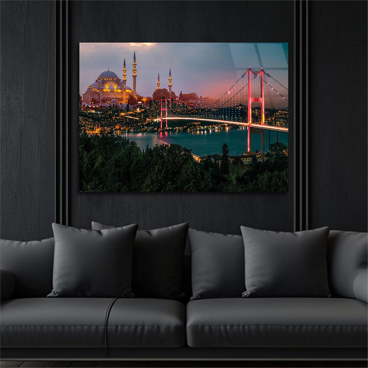 Tempered Glasss Wall Arts Religious-Themed