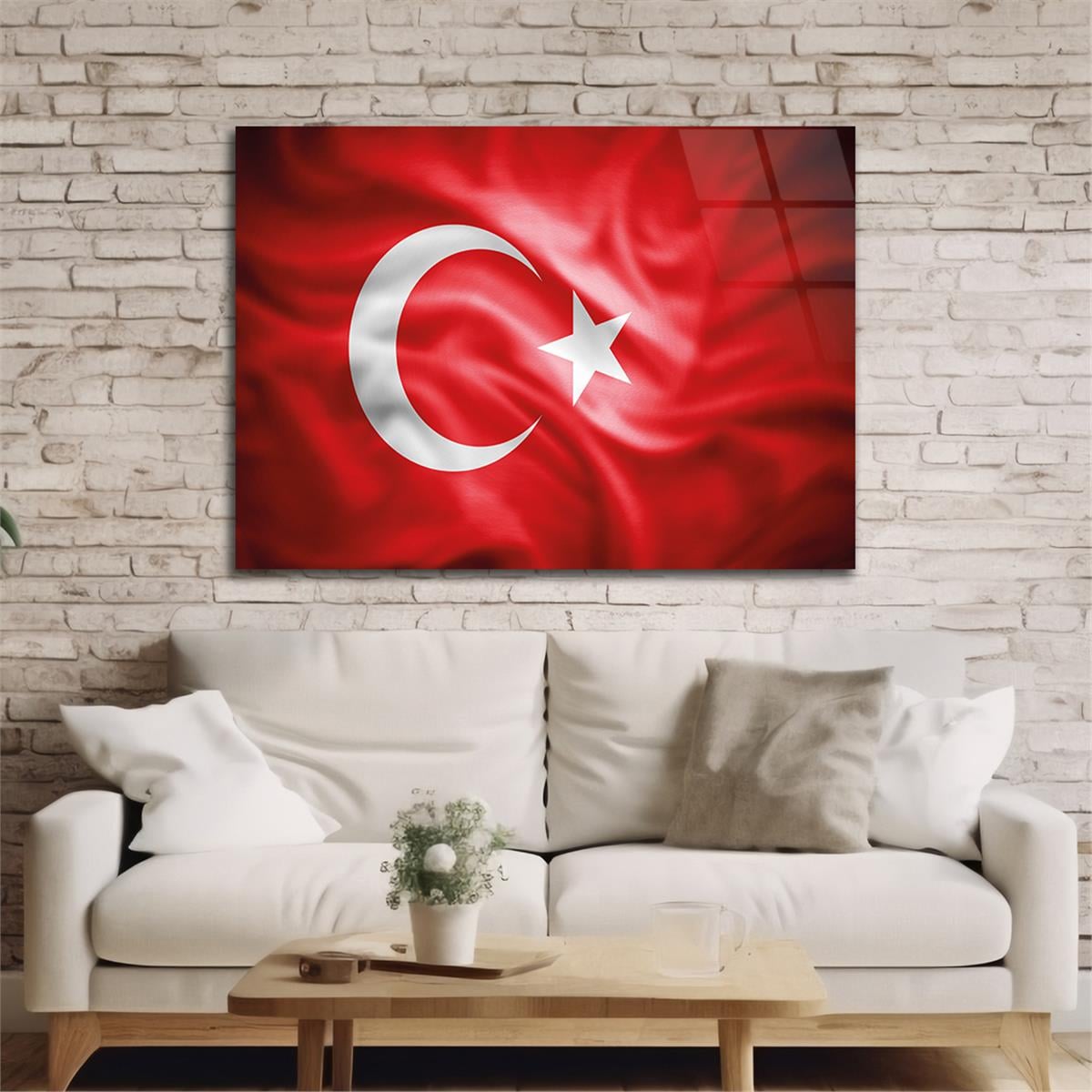Horizontal National-Themed Tempered Glass Wall Art 61