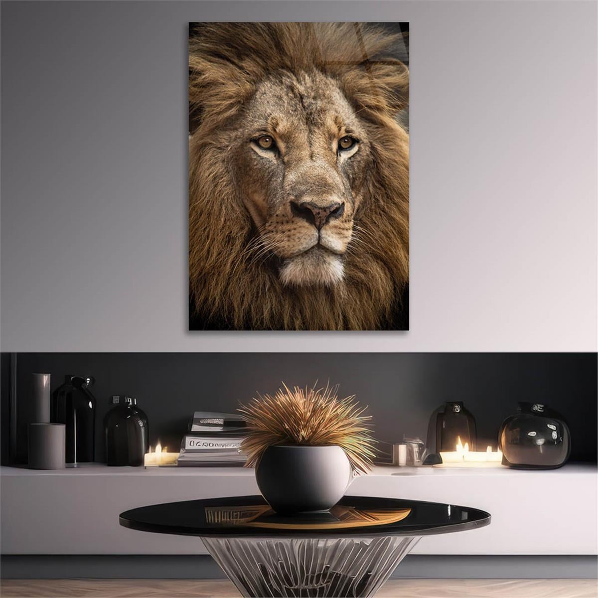 Tempered Glasss Wall Arts Natured-Themed