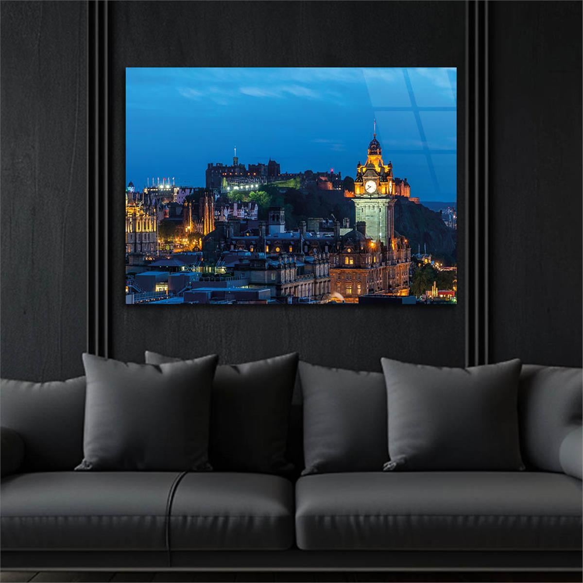 Tempered Glasss Wall Arts Natured-Themed