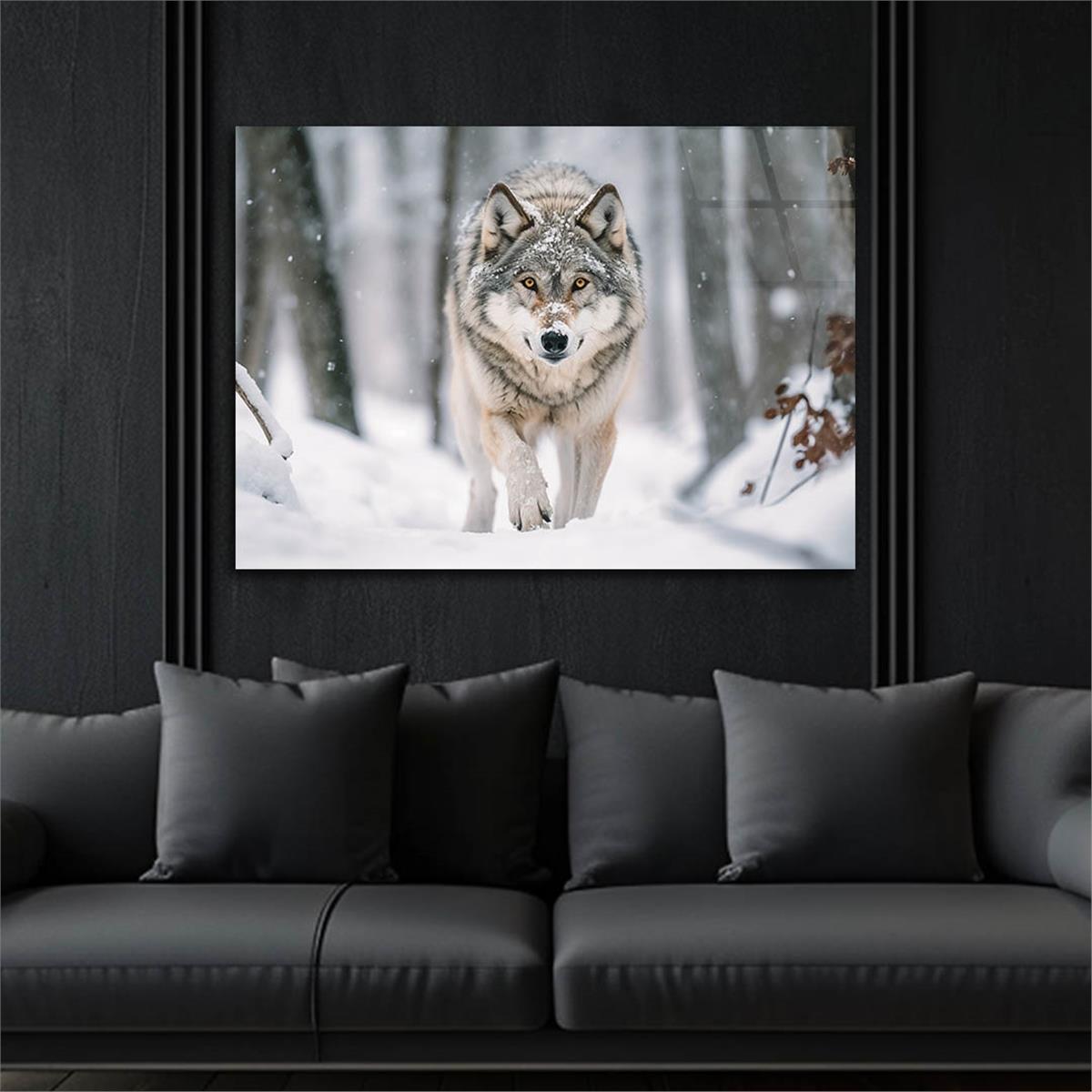 Yatay Doğa Temalı Cam Tablo 571