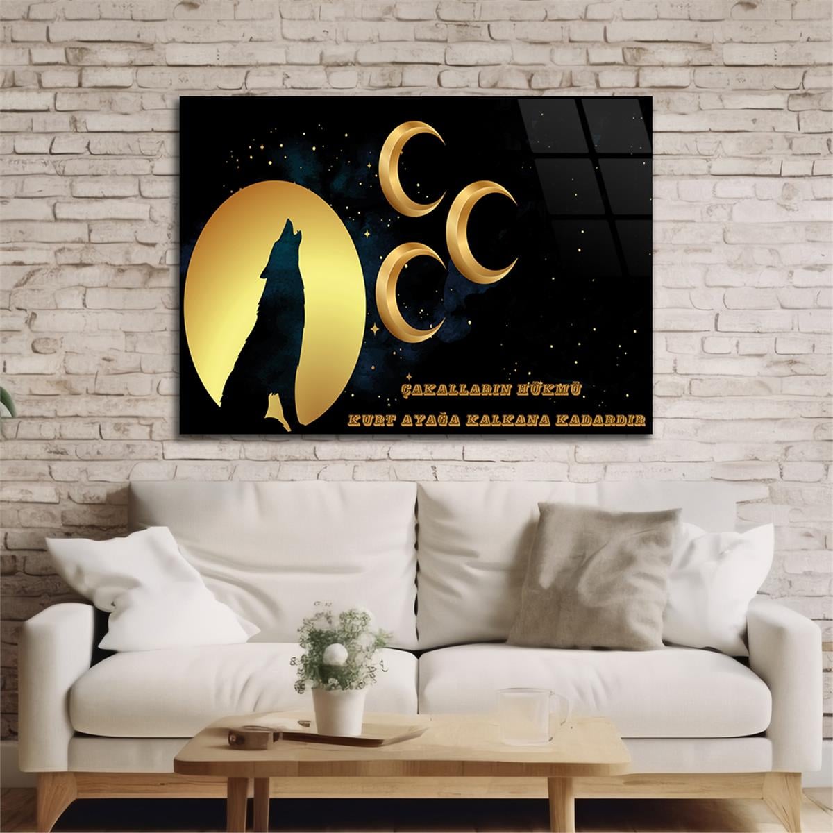 Horizontal National-Themed Tempered Glass Wall Art  35