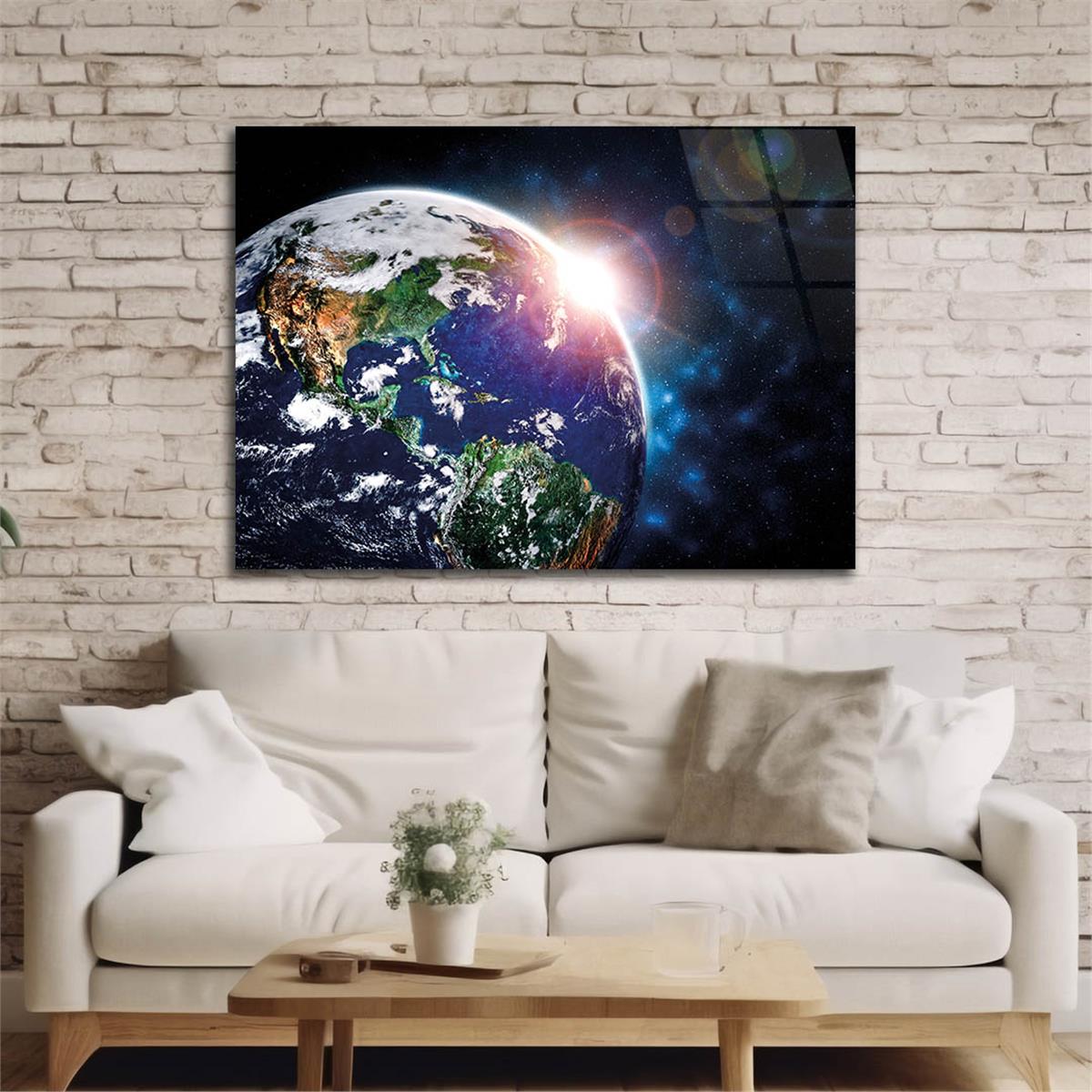 Horizontal Art-Themed Tempered Glass Wall Art 275