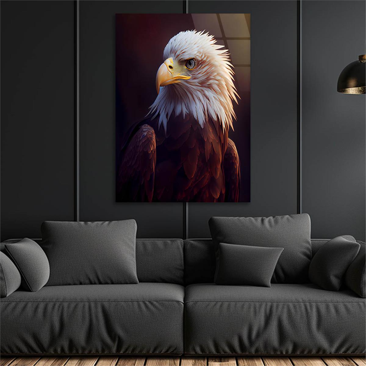 Dikey Doğa Temalı Cam Tablo 273