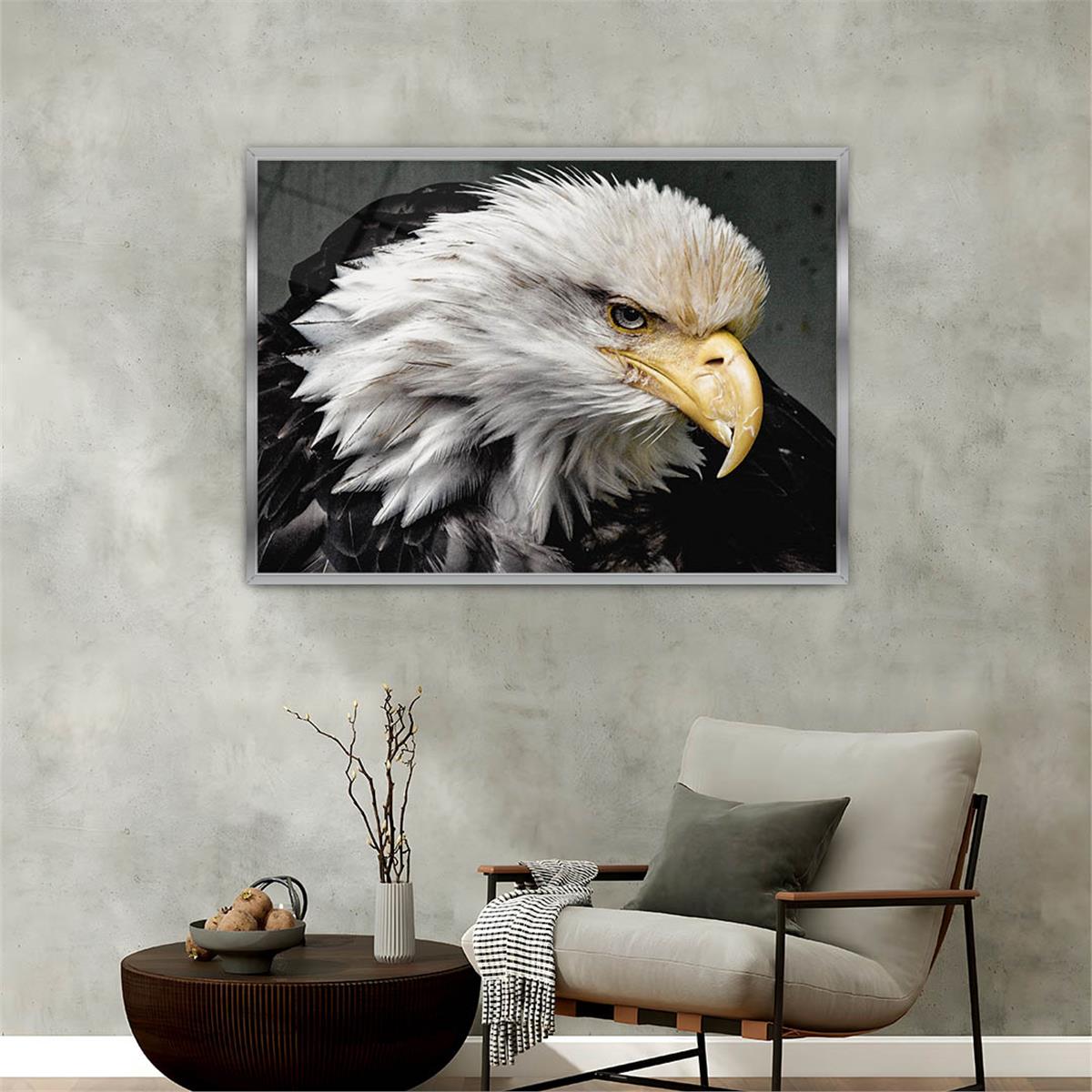 Aluminum-Framed Natured-Themed Tempered Glass Wall Art 142