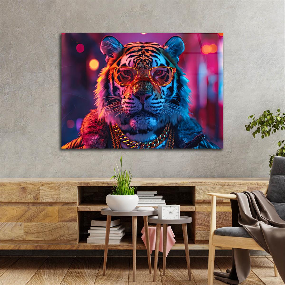 Yatay Doğa Temalı Cam Tablo 461