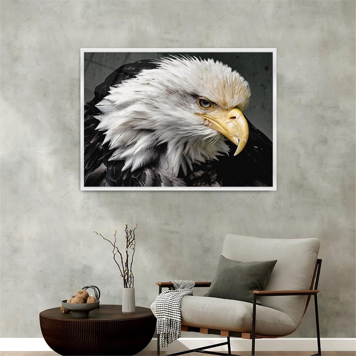 Aluminum-Framed Natured-Themed Tempered Glass Wall Art 142