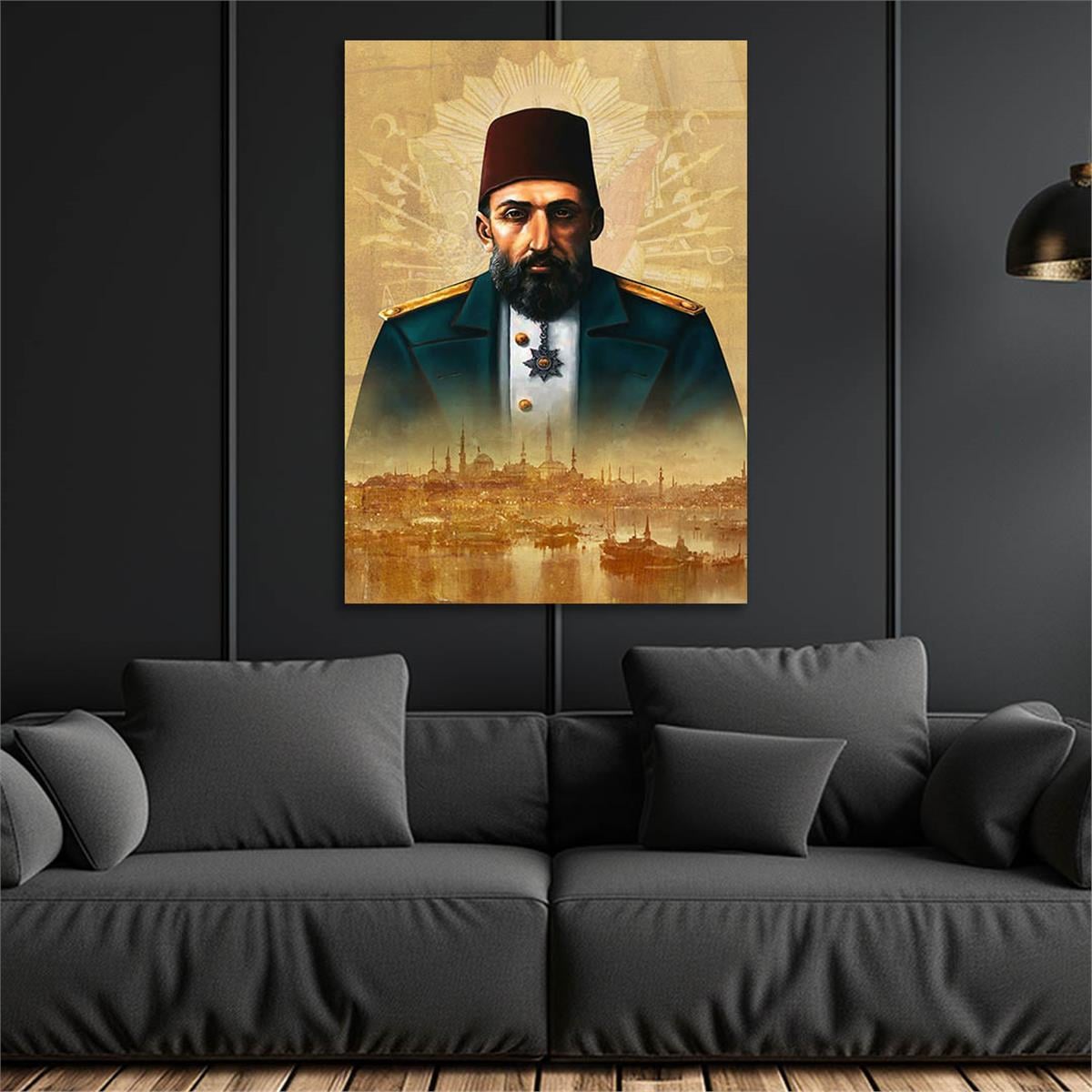 Dikey VatanTemalı Cam Tablo 199