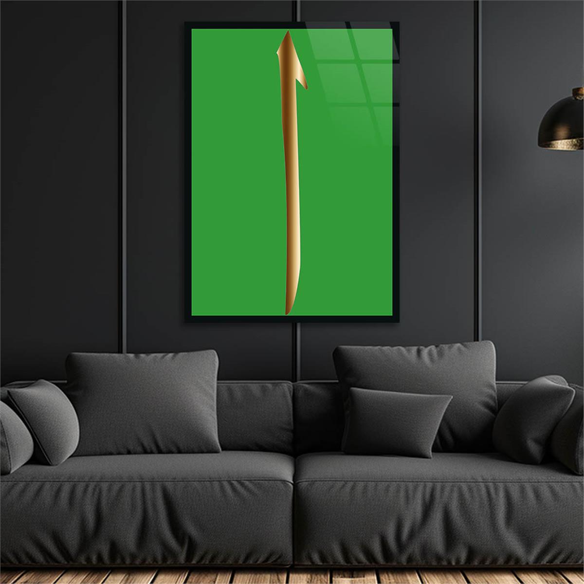 ELİF YAZILI CAM TABLO 