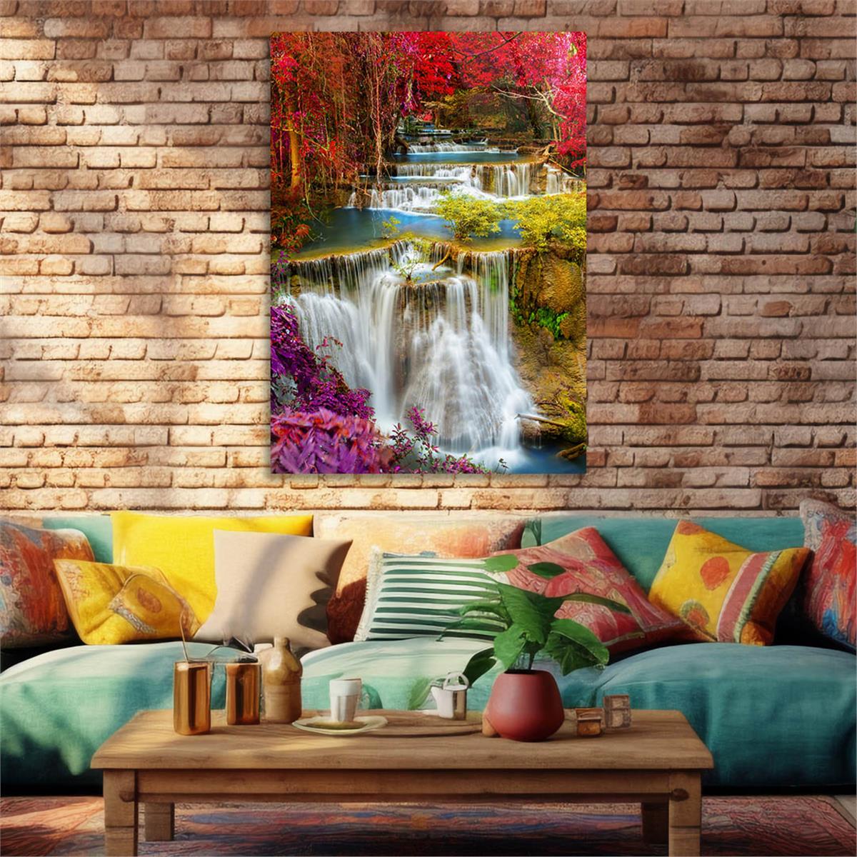 Tempered Glasss Wall Arts Natured-Themed