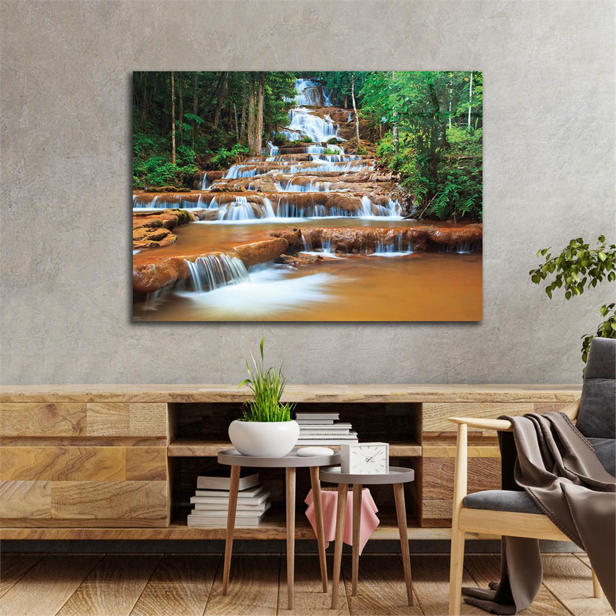 Tempered Glasss Wall Arts Natured-Themed