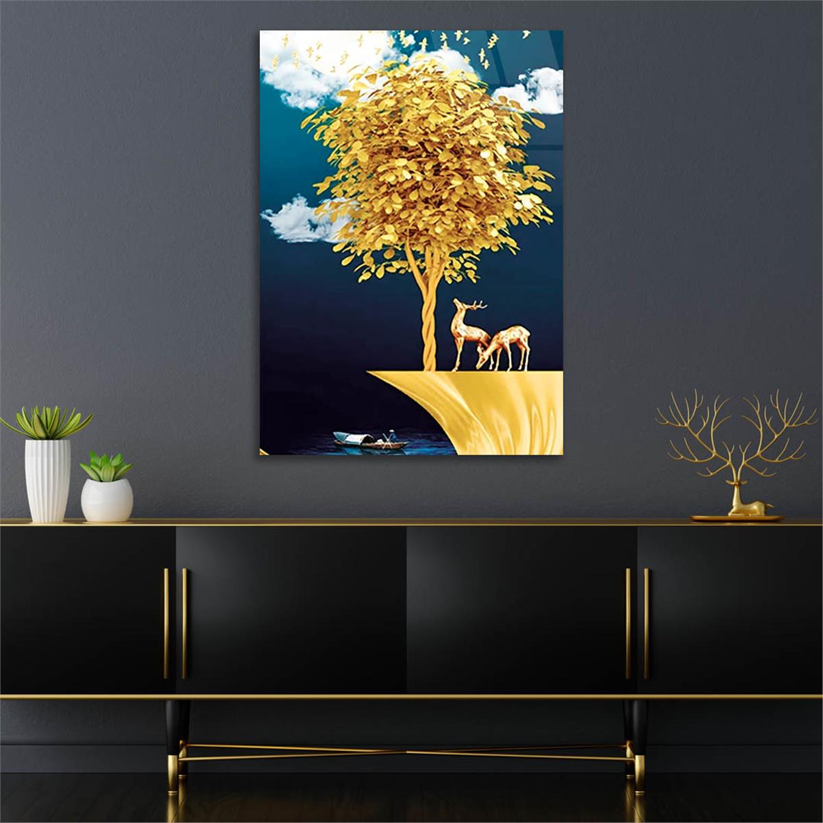 Tempered Glasss Wall Arts Art-Themed