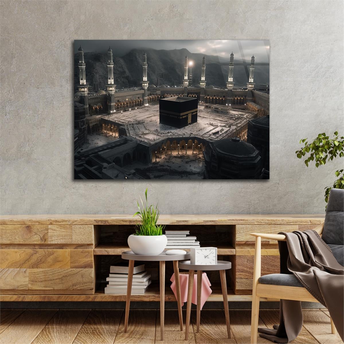 Horizontal Religious-themed Tempered Glass Wall Art 147