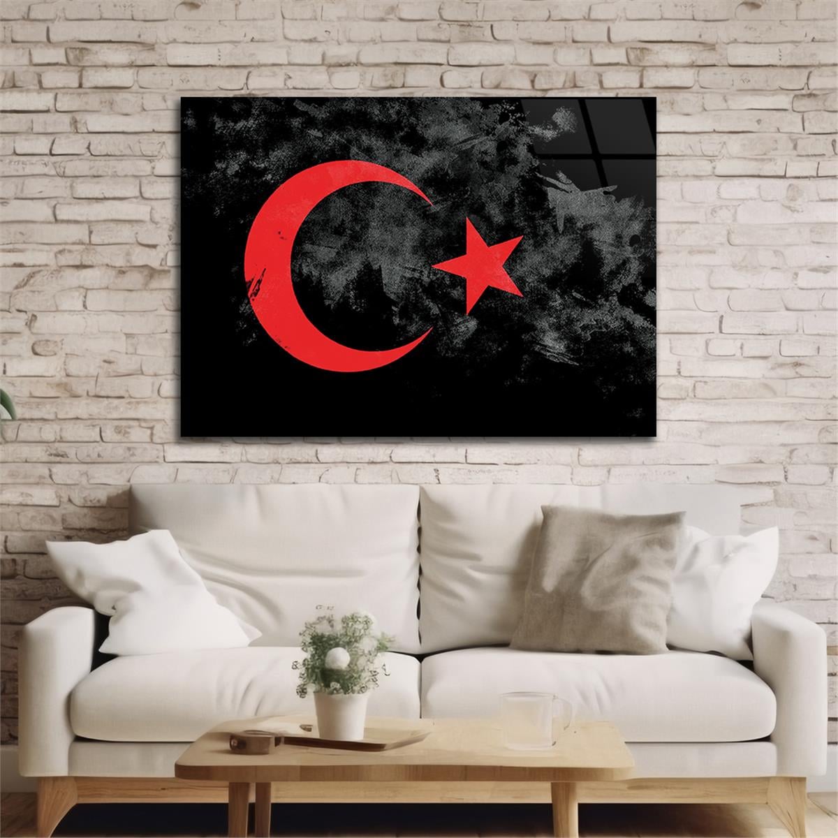 Horizontal National-Themed Tempered Glass Wall Art 80