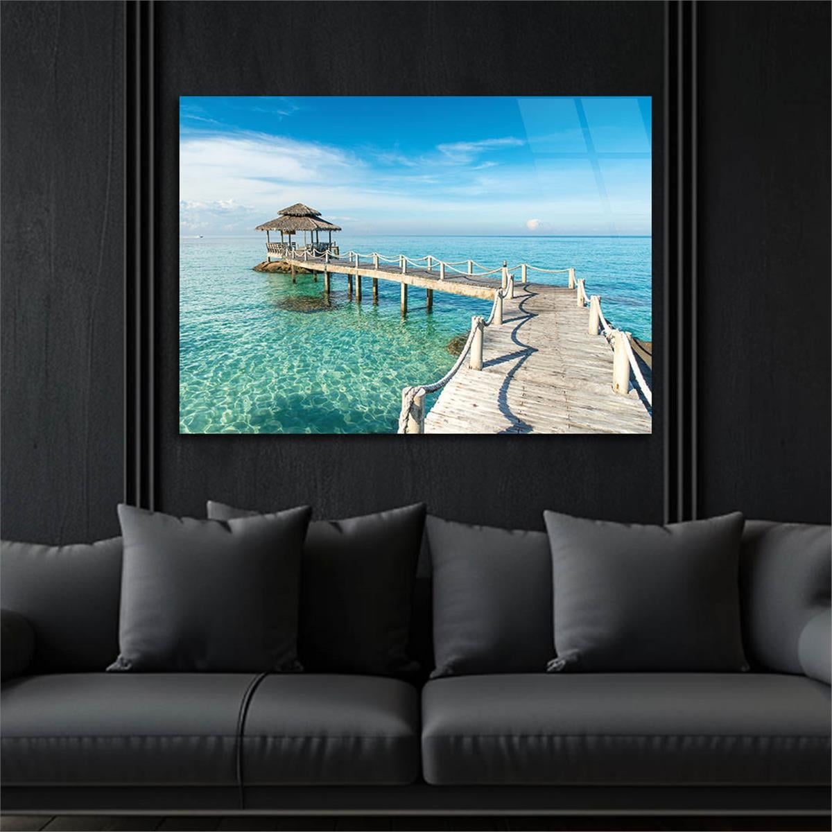 Tempered Glasss Wall Arts Natured-Themed