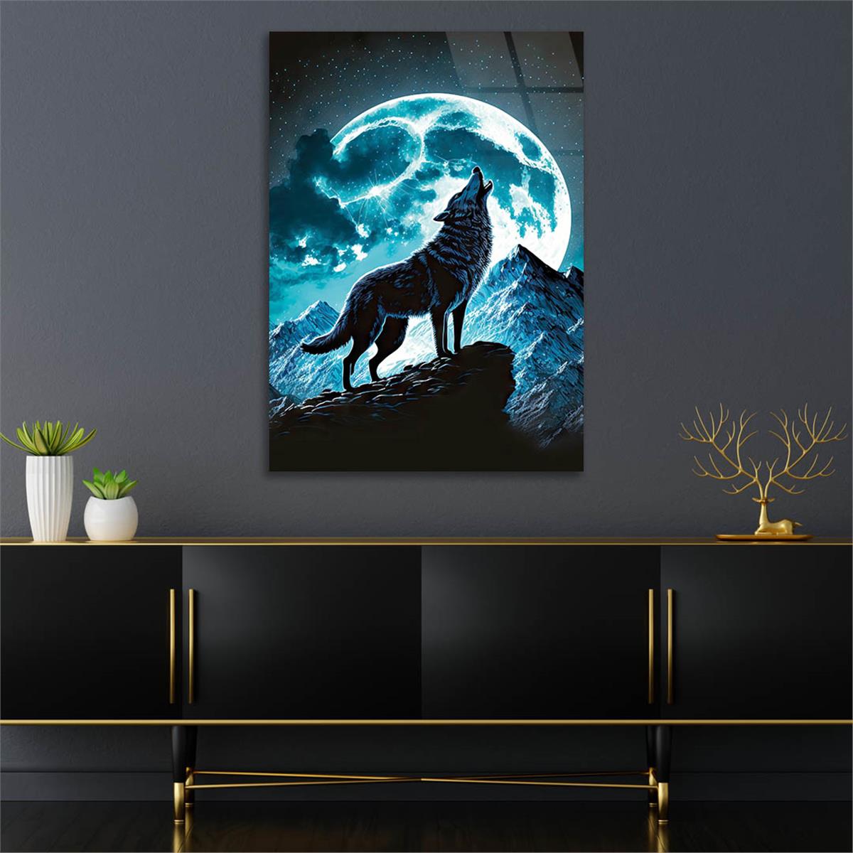 Verticale Gehard Glasschilderij Natuur Thema 192