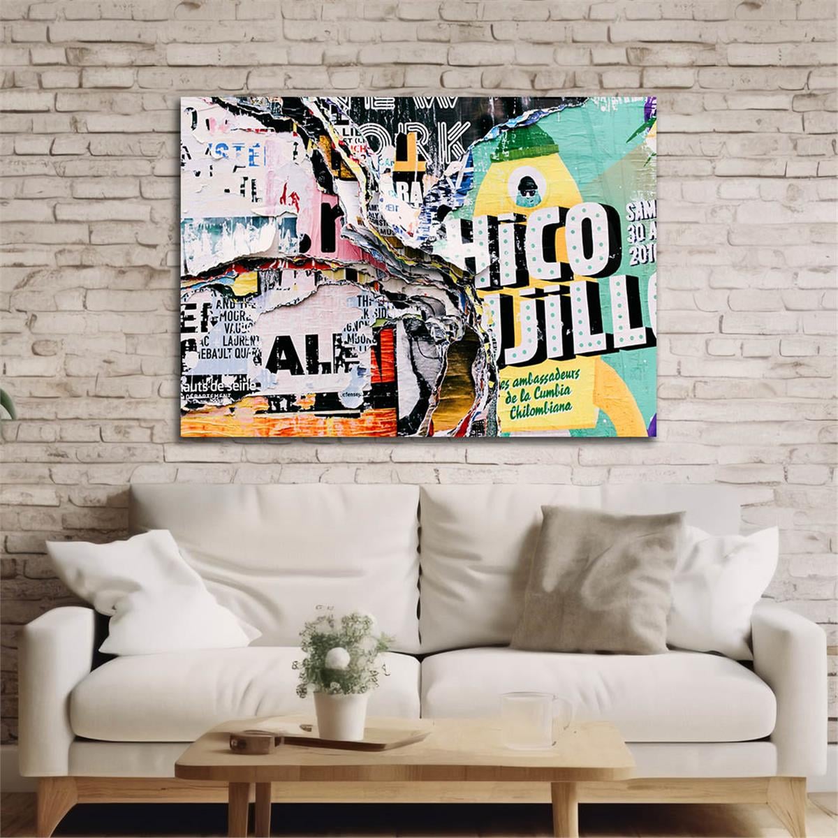 Horizontal Art-Themed Tempered Glass Wall Art 413