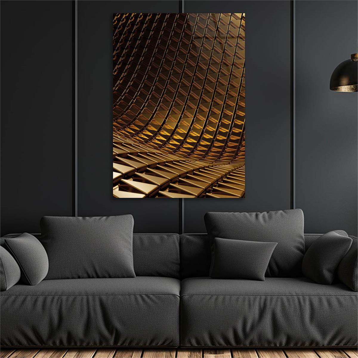 Vertical Tempered Glasss Wall Arts Art-Themed 286