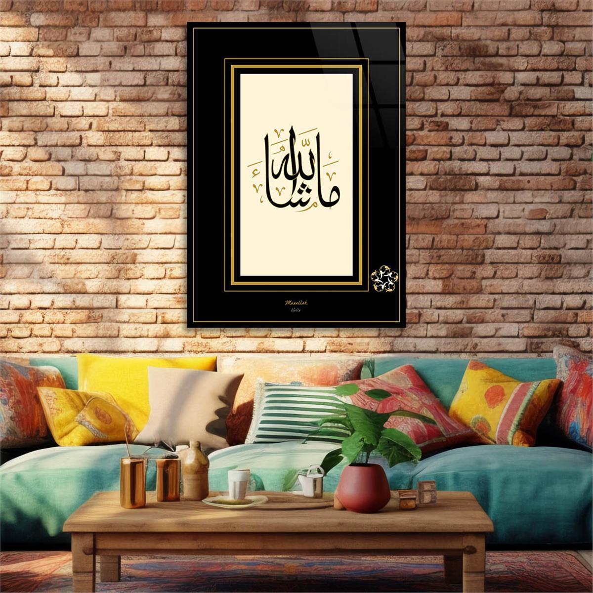 DİN TEMALI CAM TABLO