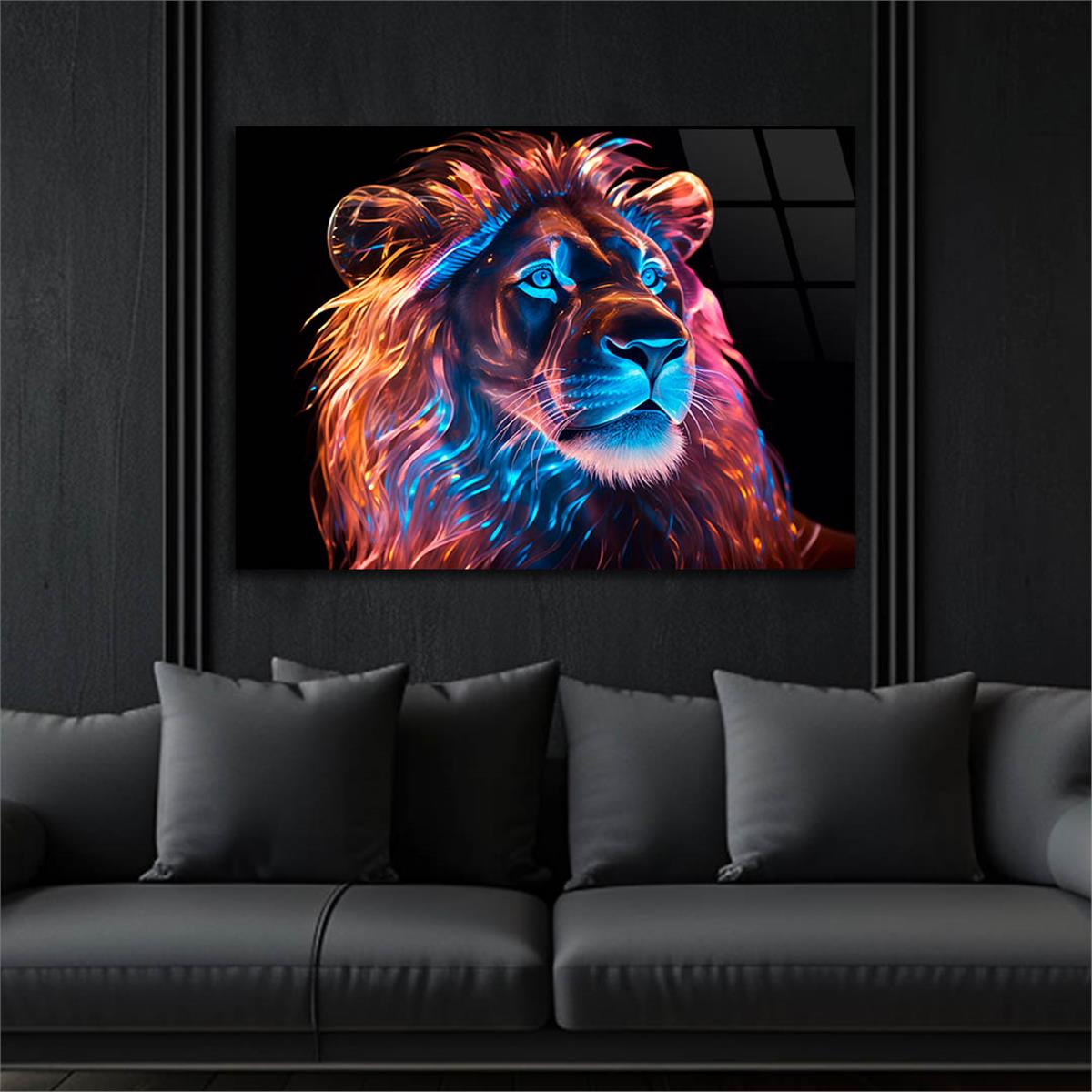 Yatay Doğa Temalı Cam Tablo 451