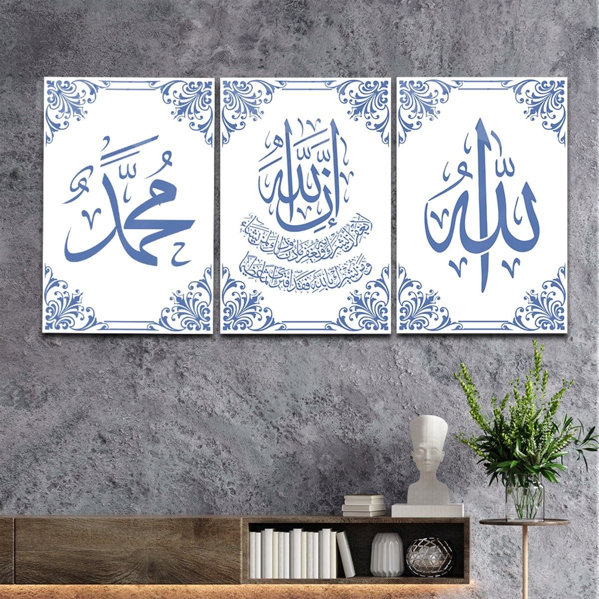 DİNİ TEMALI CAM TABLO SETİ