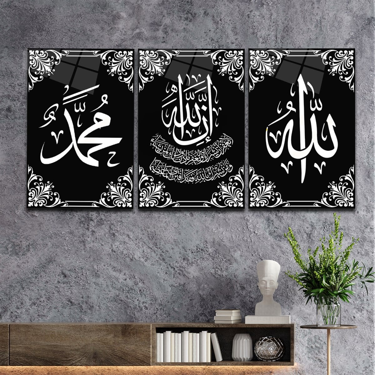 DİNİ TEMALI CAM TABLO SETİ