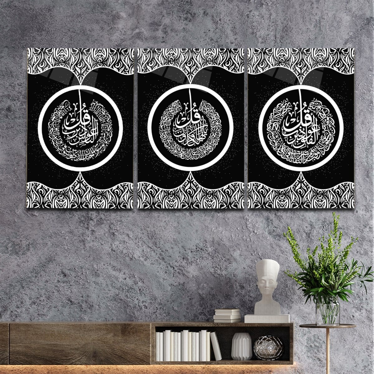 DİNİ TEMALI CAM TABLO SETİ