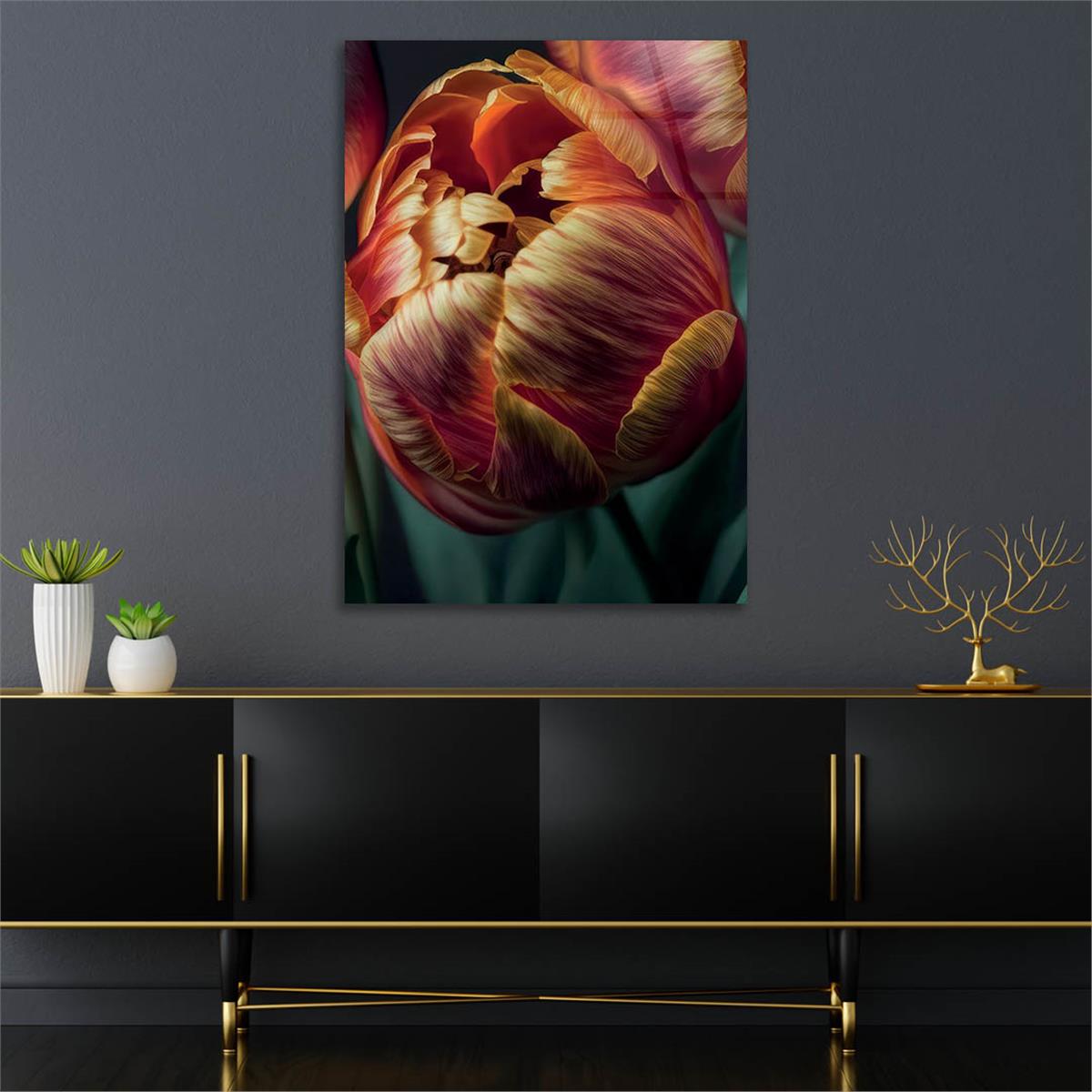 Verticale Gehard Glasschilderij Natuur Thema201