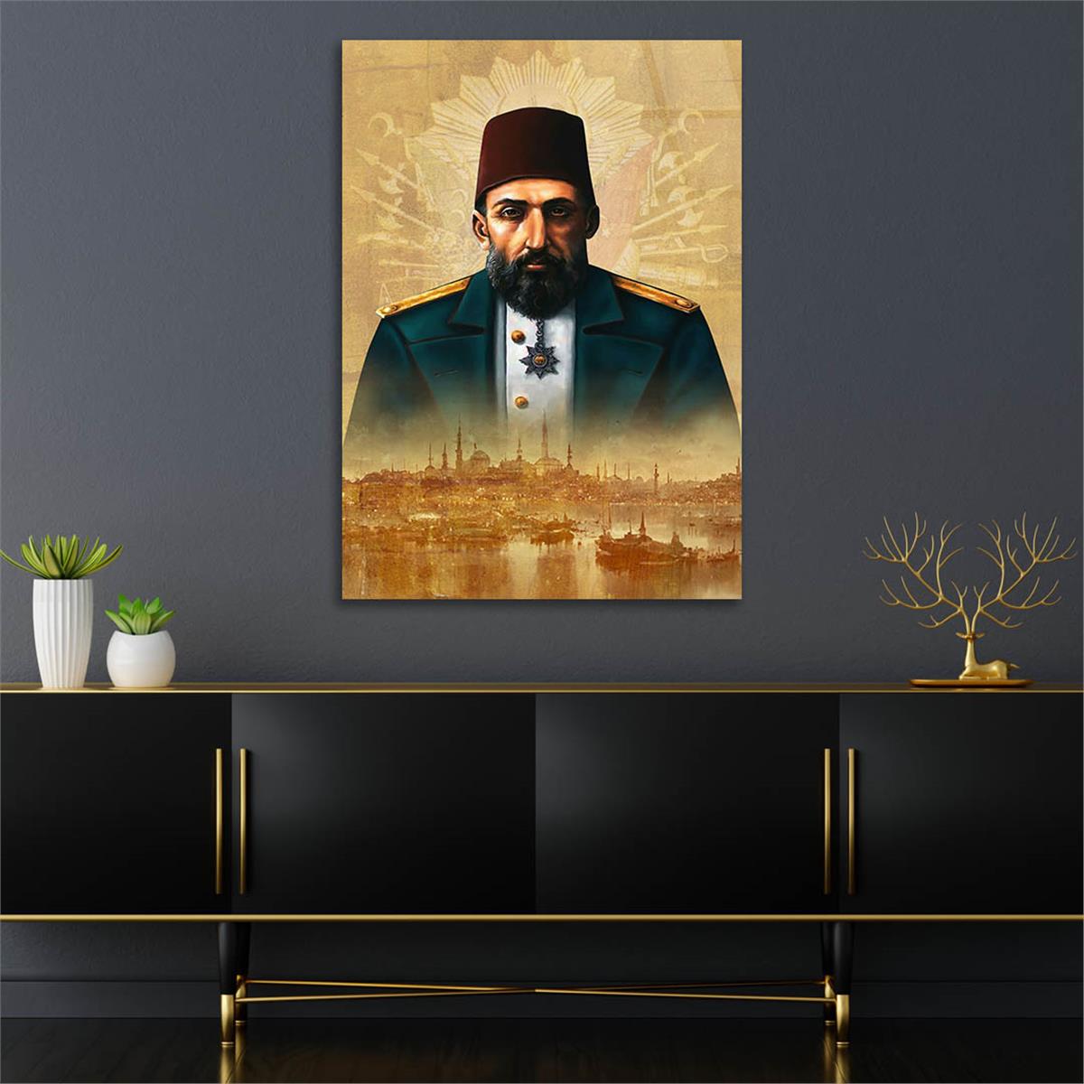 Dikey VatanTemalı Cam Tablo 199