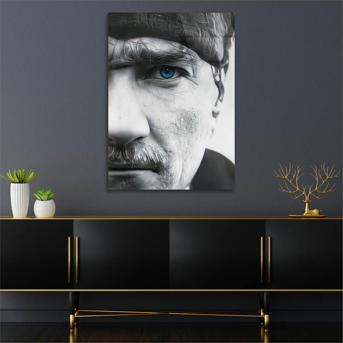 MUSTAFA KEMAL ATATÜRK Tempered Glasss Wall Art