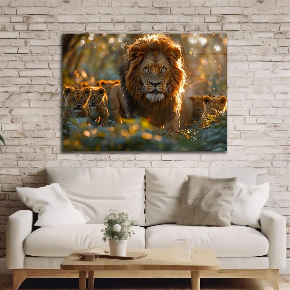 Yatay Doğa Temalı Cam Tablo 507