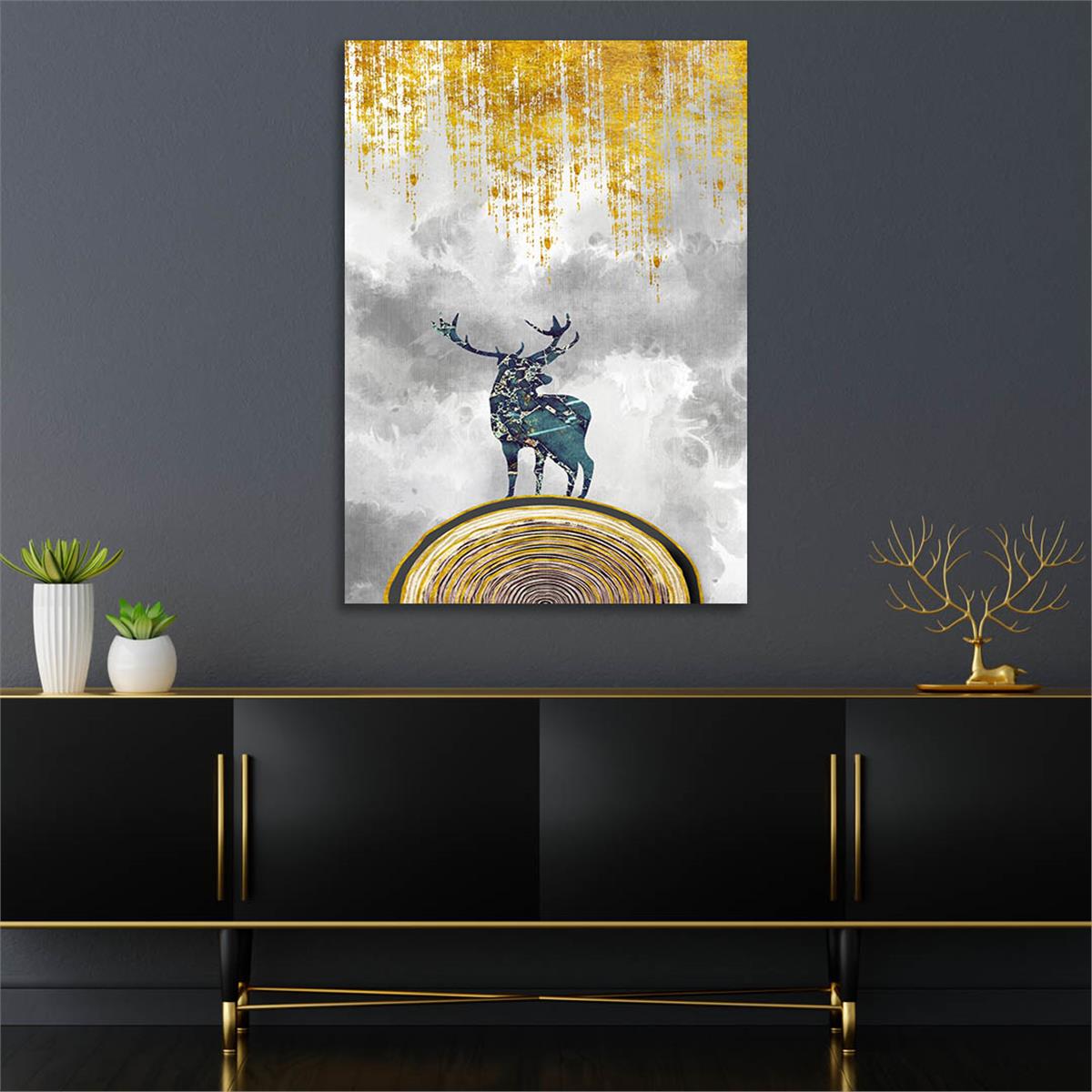 Vertical Tempered Glasss Wall Arts Art-Themed 332