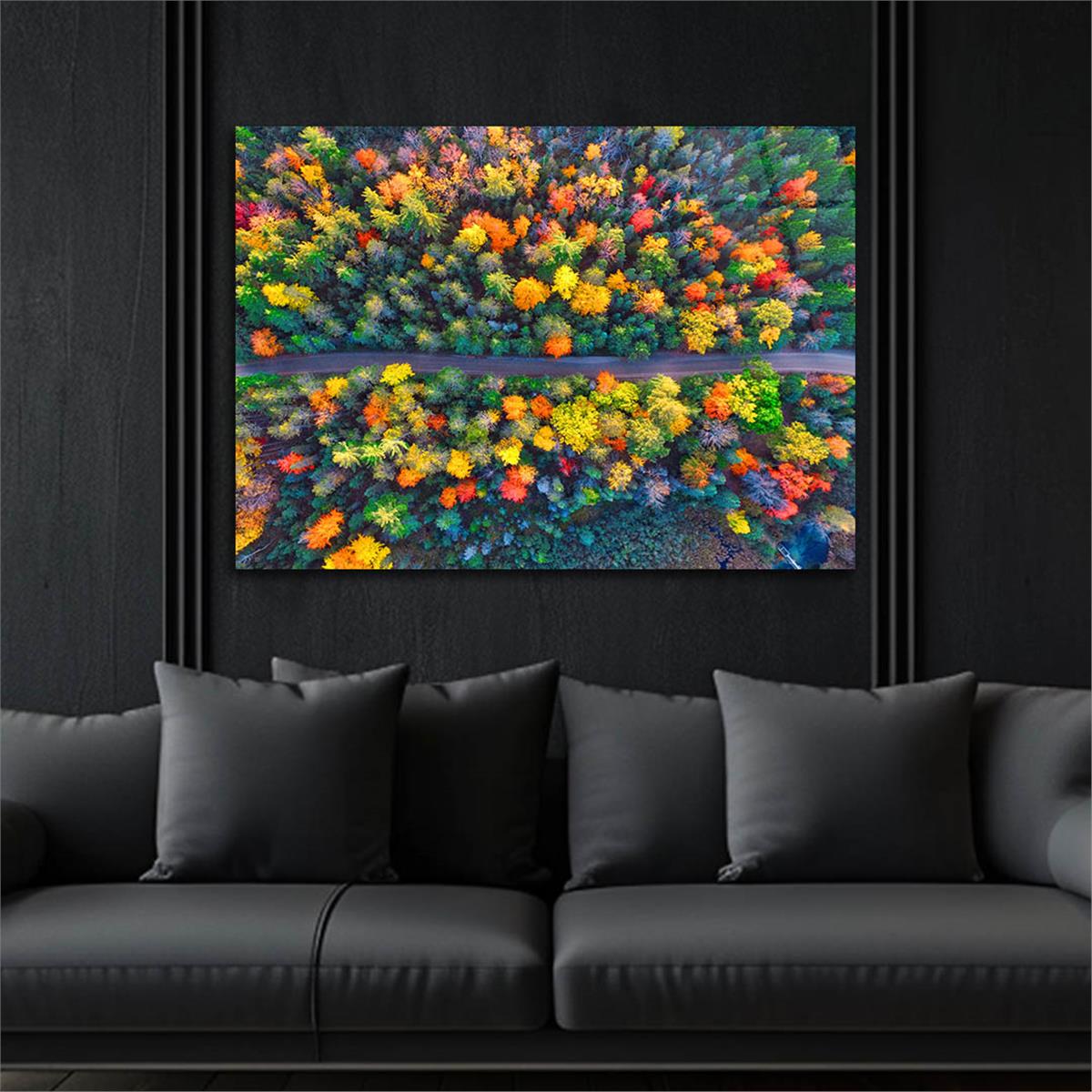 Horizontal Art-Themed Tempered Glass Wall Art 391