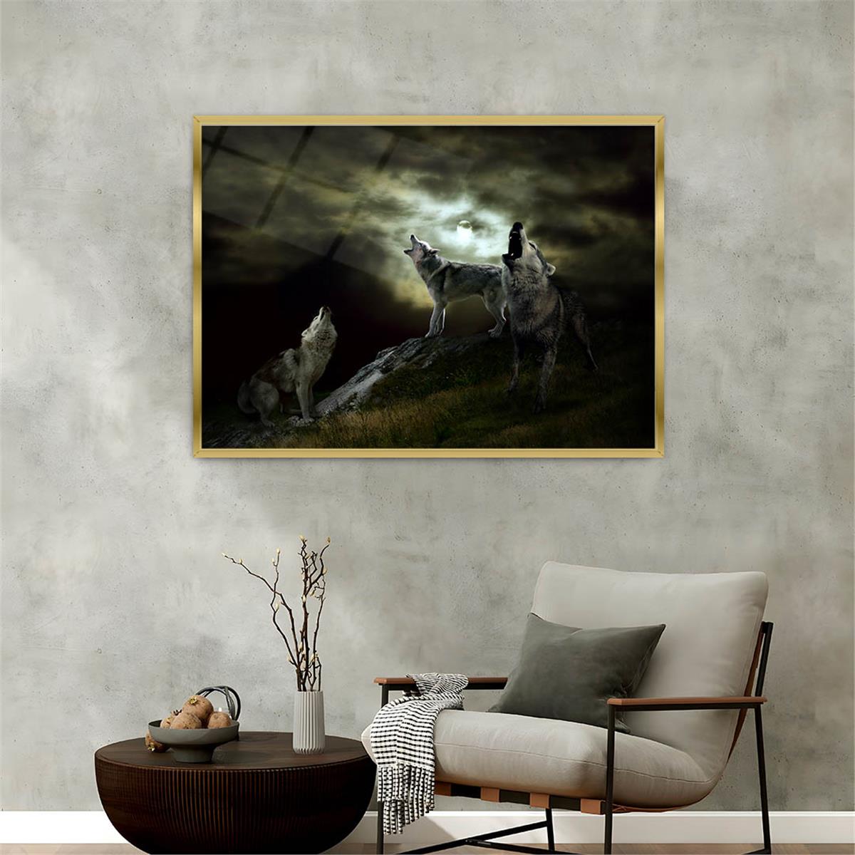 Alüminyum Çerçeveli Doğa Temalı Cam Tablo 112