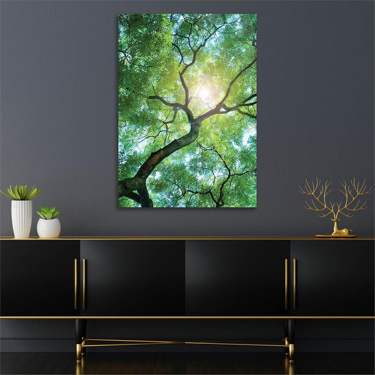 Tempered Glasss Wall Arts Natured-Themed