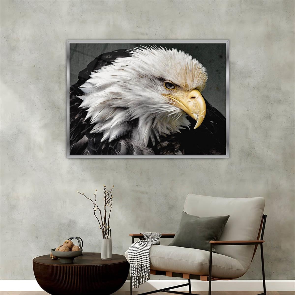 Aluminum-Framed Natured-Themed Tempered Glass Wall Art 142