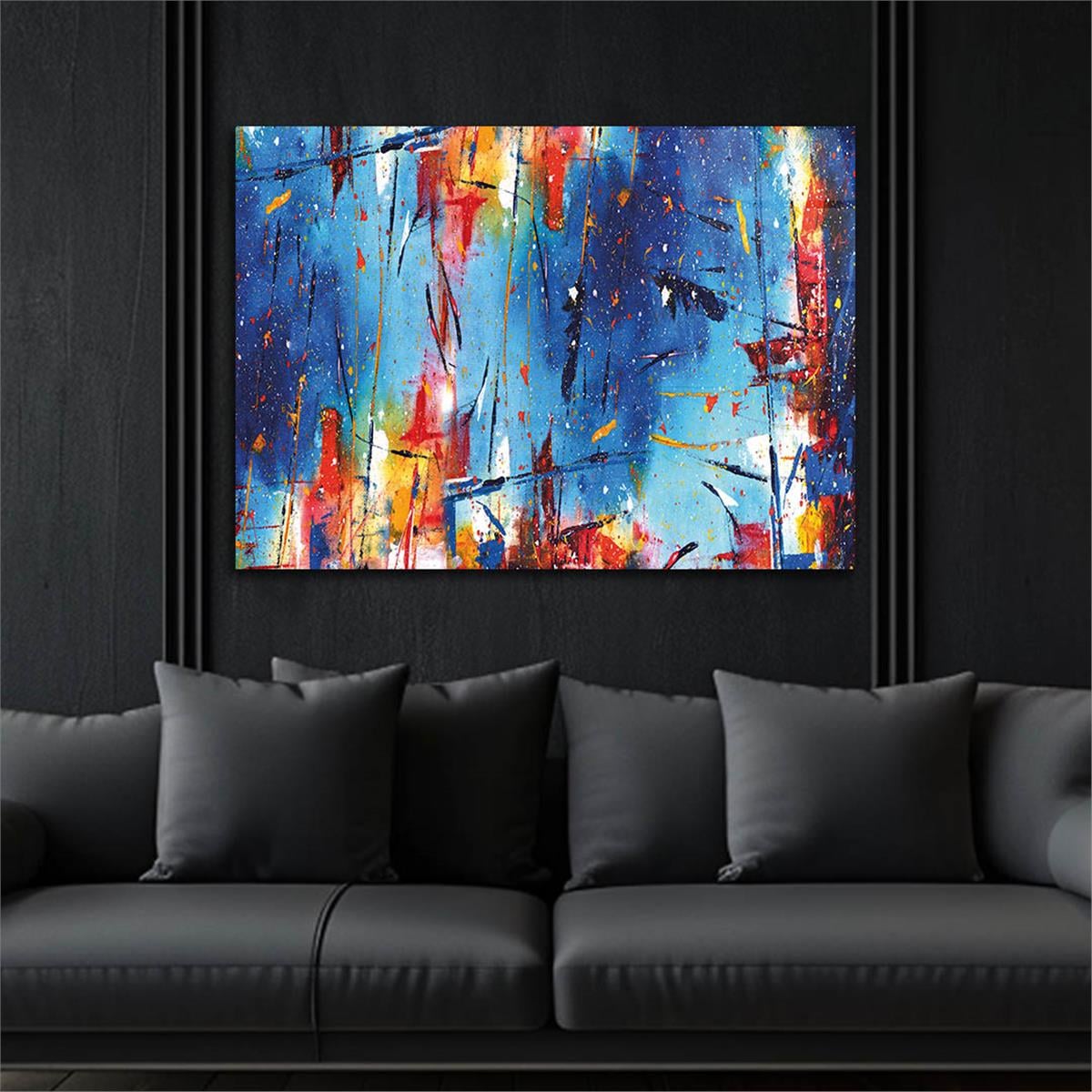 Horizontal Art-Themed Tempered Glass Wall Art 297