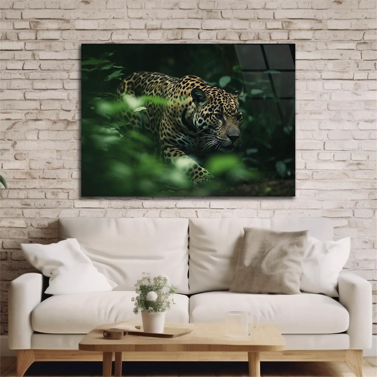 Horizontal Natured-Themed Tempered Glass Wall Art 265