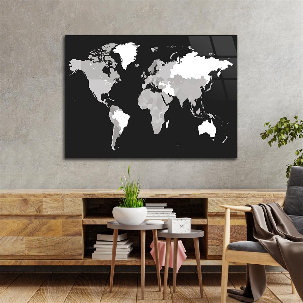 Horizontal National-Themed Tempered Glass Wall Art 76