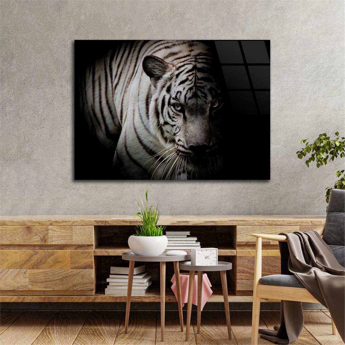 Horizontal Natured-Themed Tempered Glass Wall Art 266