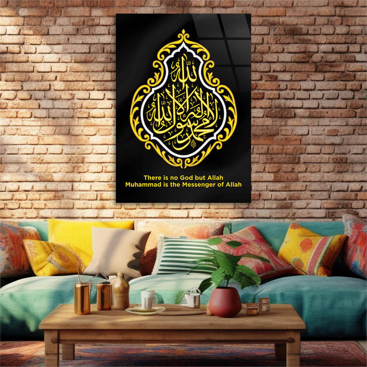 DİNİ TEMALI CAM TABLO