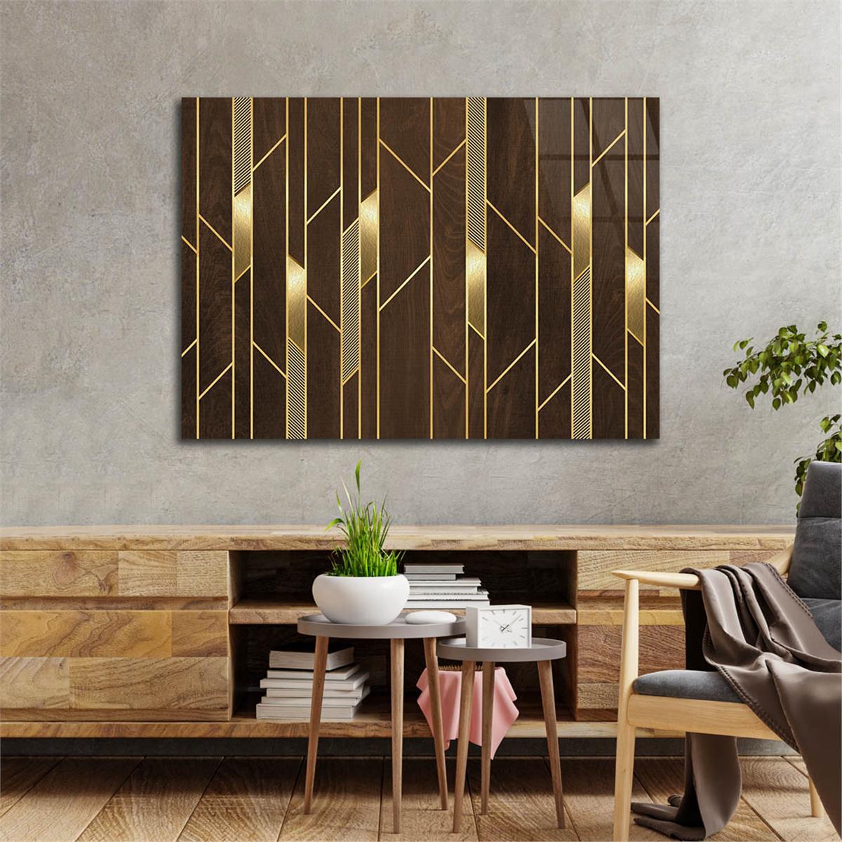 Horizontal Art-Themed Tempered Glass Wall Art 379