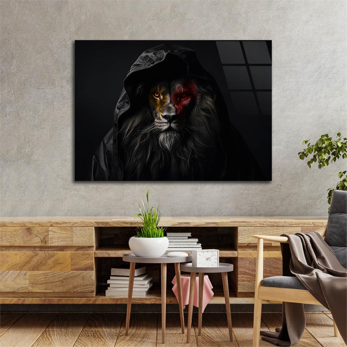 Yatay Doğa Temalı Cam Tablo 524